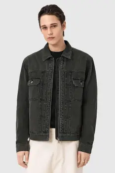 AllSaints geaca jeans BRIGHTMORE imagine