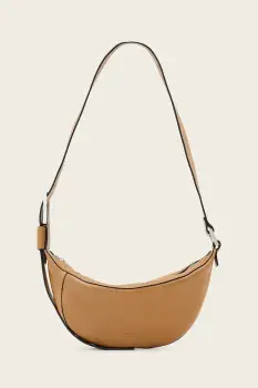 AllSaints geanta croissant pentru femei din piele LUNA imagine