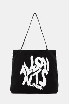 AllSaints geanta de bumbac ORLANDO culoarea bej, M285XB imagine