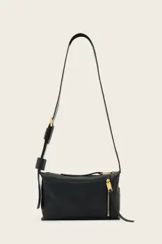 AllSaints geanta de mana din piele intoarsa ALBA imagine