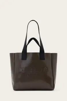 AllSaints geanta de piele IZZY culoarea maro, W391XD imagine