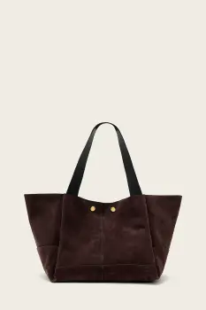 AllSaints geanta shopper pentru femei, din piele intoarsa ROSALIE imagine