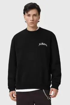 AllSaints hanorac de bumbac DESCENT imagine