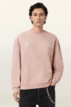 AllSaints hanorac de bumbac EMBLEM imagine