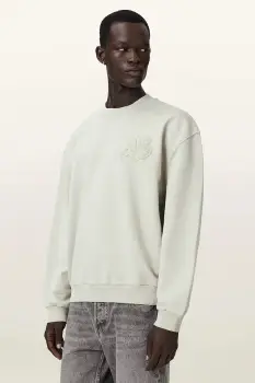AllSaints hanorac oversized pentru barbati, din bumbac INSIGNIA imagine