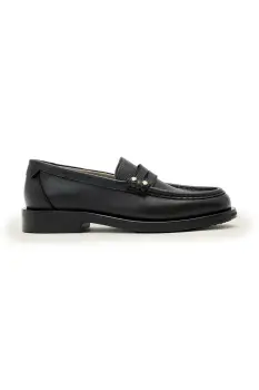 AllSaints mocasini de femei din piele Bloom Stud Loafer imagine