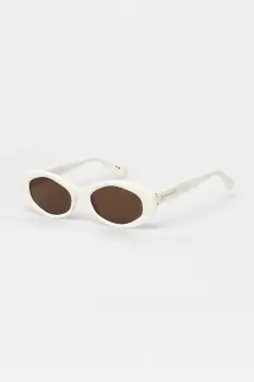 AllSaints ochelari de soare Carolyn culoarea bej, ALS5020 imagine