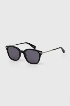 AllSaints ochelari de soare femei, culoarea negru imagine