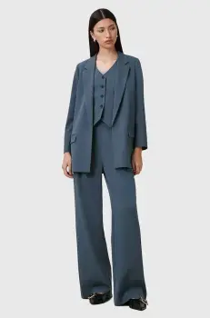 AllSaints pantaloni ALEIDA femei, lat, medium waist, W037QC imagine