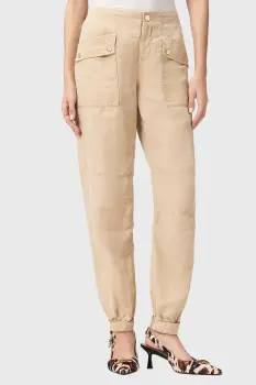 AllSaints pantaloni cu in VAL imagine