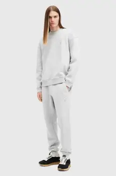 AllSaints pantaloni de trening din bumbac HAVEN culoarea gri, neted, M001TB imagine