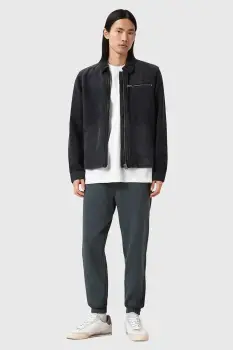 AllSaints pantaloni de trening din bumbac RAVEN SWEATPANT culoarea negru, uni, M031TA imagine