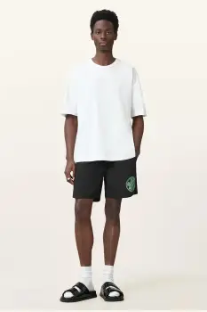 AllSaints pantaloni scurti de baie DISTORTION culoarea negru, M019WC imagine