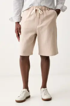 AllSaints pantaloni scurti pentru barbati, din bumbac TAIKO imagine