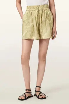 AllSaints pantaloni scurti pentru femei, cu lyocell ISLA imagine