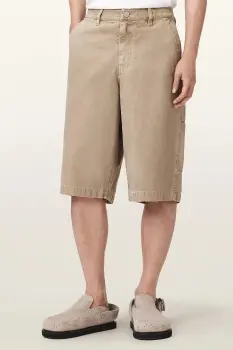 AllSaints pantaloni scuti cargo pentru barbati, din bumbac JACKSON imagine