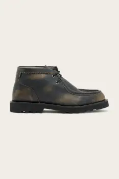 AllSaints pantofi de piele SKIFF BOOT culoarea negru, M069FC imagine