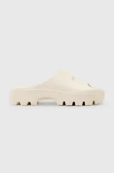 AllSaints papuci Eclipse Slider femei, culoarea bej, cu platforma, W033FC imagine