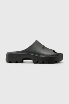 AllSaints papuci Eclipse Slider femei, culoarea negru, cu platforma, W033FC imagine