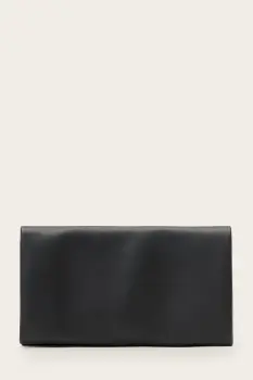 AllSaints portofel de piele HARLUNA culoarea negru, W208XD imagine