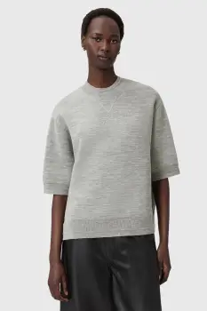 AllSaints pulover NIKA culoarea gri, W011KD imagine