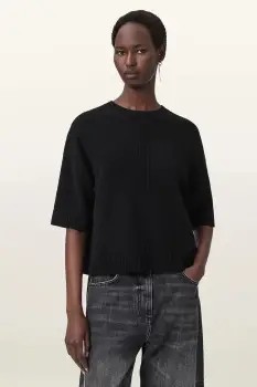 AllSaints pulover NIX culoarea negru, W030KD imagine