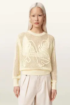 AllSaints pulover pentru femei, cu vascoza RAELYN imagine