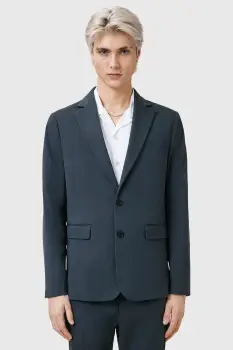 AllSaints sacou BAY culoarea negru, M017QC imagine