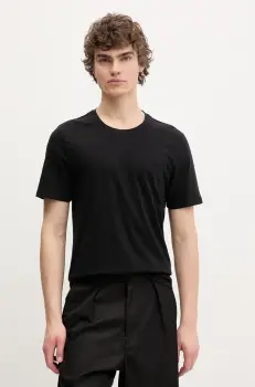 AllSaints tricou 2-pack barbati, culoarea negru, neted, ASM493451 imagine