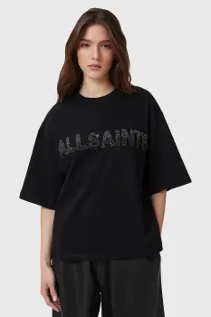 AllSaints tricou din bumbac AMELIE culoarea negru, W123JC imagine