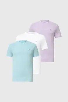 AllSaints tricou din bumbac BRACE 3-pack uni, M031JB imagine