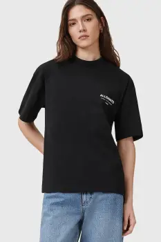 AllSaints tricou din bumbac culoarea negru, W202JC imagine