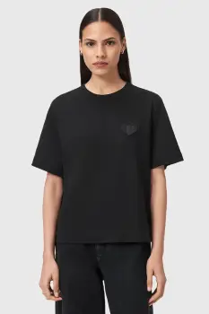 AllSaints tricou din bumbac culoarea negru, W205JC imagine