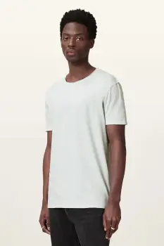 AllSaints tricou din bumbac FIGURE uni, M025JB imagine