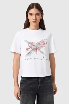 AllSaints tricou din bumbac HEARTACHE imagine