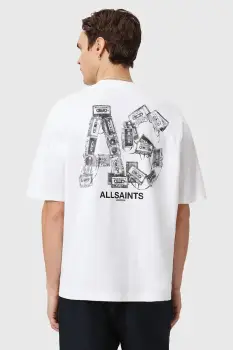 AllSaints tricou din bumbac MIXTAPE imagine