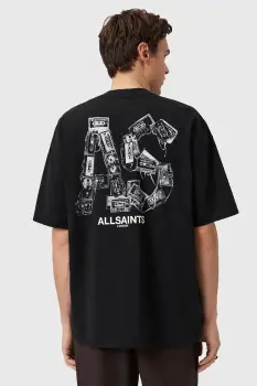 AllSaints tricou din bumbac MIXTAPE imagine