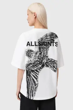 AllSaints tricou din bumbac SWOOP imagine