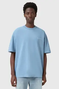 AllSaints tricou din bumbac UNDERGROUND culoarea negru, cu imprimeu, M071PB imagine