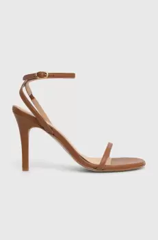Alohas sandale de piele Otis culoarea maro, S100138.03 imagine