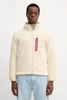 Alpha Industries bluza culoarea bej, uni, 148118.16 imagine