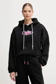 Alpha Industries bluza culoarea negru, cu gluga, cu imprimeu, 258042.03 imagine