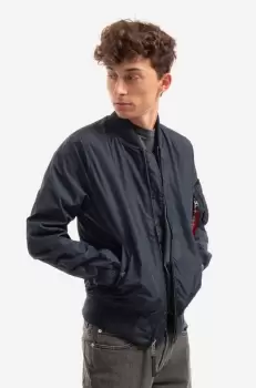 Alpha Industries geaca bomber MA-1 TT barbati, culoarea albastru marin, de tranzitie 191103.07-navy imagine