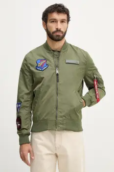 Alpha Industries geaca bomber MA-1 TT Flying Tigers Light imagine