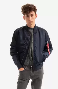 Alpha Industries geaca bomber MA-1 VF 59 barbati, culoarea albastru marin, de tranzitie 191118.07-navy imagine