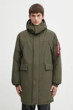 Alpha Industries geaca culoarea bej, de iarna, 148124 imagine