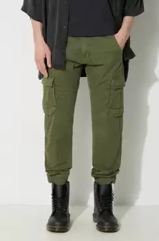 Alpha Industries pantaloni Army Pant barbati, culoarea verde, cu fason cargo imagine