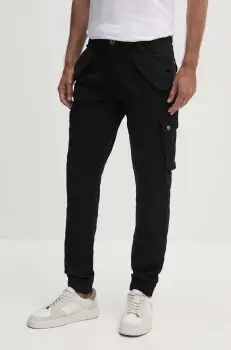 Alpha Industries pantaloni Combat Pant LW barbati, culoarea negru, cu fit cargo 126215.03-black imagine