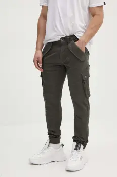 Alpha Industries pantaloni Combat Pant LW barbati, culoarea verde, cu fason cargo, 126215 imagine