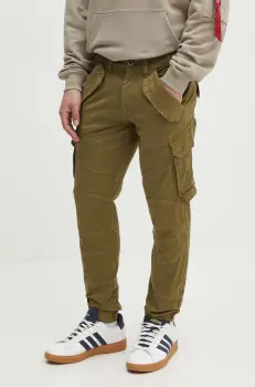 Alpha Industries pantaloni Combat Pant LW barbati, culoarea verde, cu fit cargo, 126215 imagine
